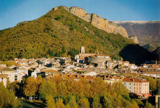 Veduta della città di Digne les Bains Veduta della città di Digne les Bains